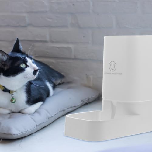Fuente automática de agua para mascotas GALPADA blanca miniatura 5