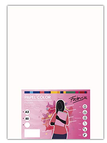OFITURIA FAB-17836 Pack 100 Hojas Color Blanco Tamaño A3 80g Cover
