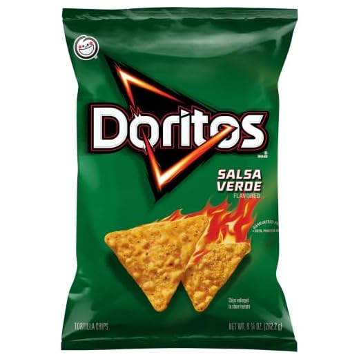 Doritos Tortilla Chips Salsa Verde oz Bag, 9.25 Ounce