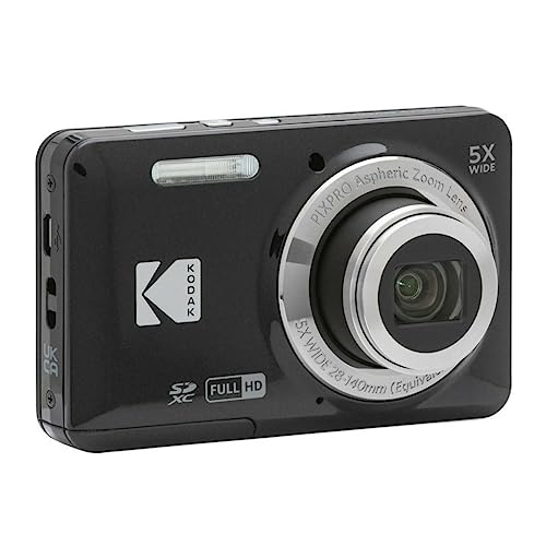 Kodak Pixpro Friendly Zoom Fz55 Digital Camera (Black) Bundle With Case For Compact Cameras, And Kodak 32Gb Class 10 Uhs-I U1 Sdhc Memory Card (3 Items) #TOP4