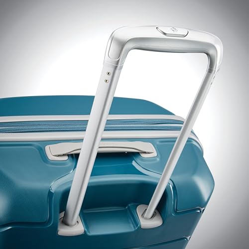 Image of Samsonite Freeform Hardside Expandable with Double Spinner Wheels, Dark Teal, Checked-Large Spinner, Freeform Hardside Expandable Luggage With Spinners