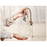 Decoración del hogar multifuncional --- Estas macetas colgantes en forma de lágrima le permiten mezclar y combinar con ideas de decoración, y ser creativo con el aspecto.Ideal para la decoración de mesa de la boda, centros de mesa, fiestas, cumpleaños, aniversario y muchas más vacaciones de regalos. y hacer regalos perfectos para jardineros, seres queridos o inauguración de casas.
