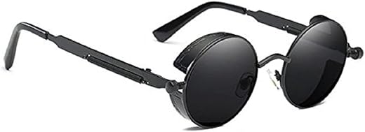 Roshfort Unisex UV Protected Arjun Reddy Black Round Square Sunglasses For Men & Women