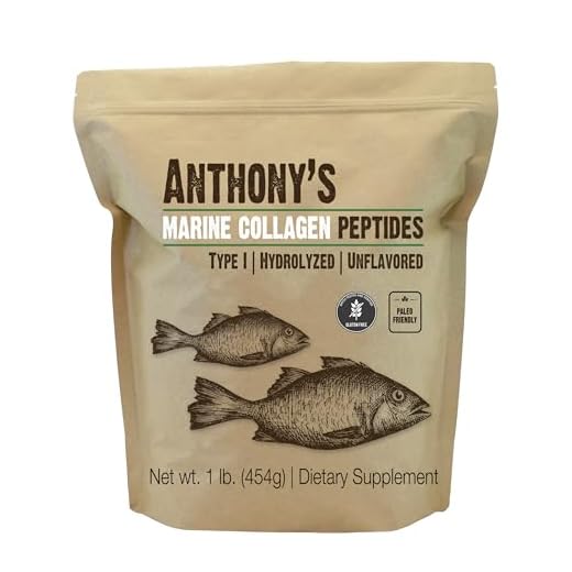 Anthony's Hydrolyzed Marine Collagen Peptides, 1 lb, Gluten Free, Paleo & Keto Friendly, Unflavored, Non GMO