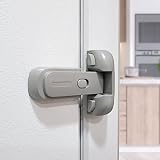 Moonybaby Refrigerator Lock, Fridge Locks for Kids, 1 Pack, Space Gray