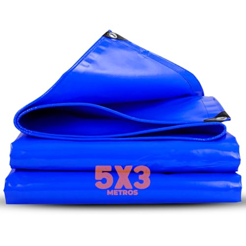 Lona Azul Impermeável Piscina, Toldos, Caminhão 75G 5x3