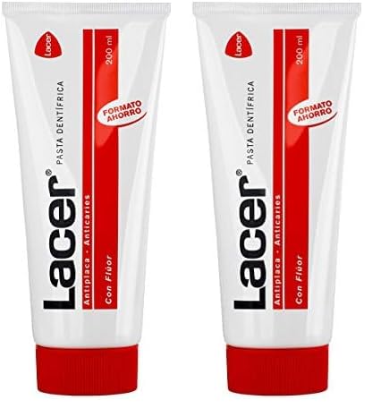 LACER PDL - Pasta de Dientes 200 ml, Previene la Caries, Mantiene la Boca Sana, Alto Contenido en Flúor, Evita la Formación de la Placa Dental, Fortalece el Esmalte, Acción Antimicrobiana
