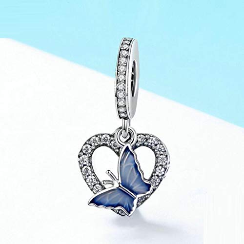 Image of Love Family Tree of Life Charms Dangle Bead 925 Sterling Silver Charms for Bracelets Necklace Christmas (Honey Bee Charm)