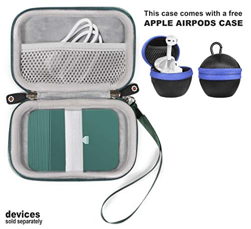 Getgear Case For Canon Ivy Mobile Mini Cliq, Cliq+, Cliq 2, Cliq+2 Instant Camera Printer And Photo Printer, Also For Koda Series And Hp Sprocket 2Nd/ 1St, With Egg Shape Airpods 1, 2 Case #TOP1