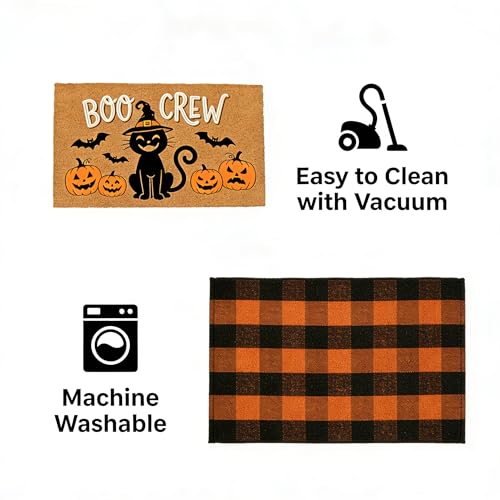 Halloween Decor Layered Front Doormat Set - image 6