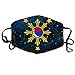 Produktbild Masken für Erwachsene, Mouth Mask, Mask Anti Dust, Filipino Basketball Philippine Flag Unisex Dust Allergy Flu Masks Cover Warm Respirator Germ Protective Breath Breath Healthy Safety Mouth Masks
