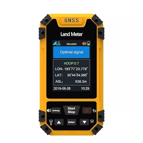 MObyat Appareil De Mesure GPS Portable, Géomètre GPS, Baromètre Intégré, Grand Écran Couleur, Clair Et Facile À Lire, Mesure De Haute Précision, pour...