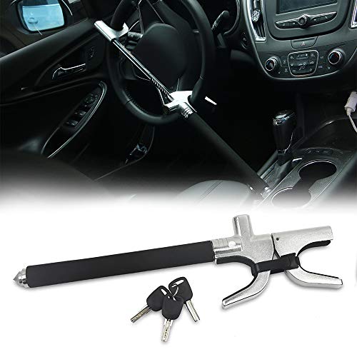 KAIRAY - Candado antirrobo para volante de coche, ajustable, para vehículos de camiones y SUV