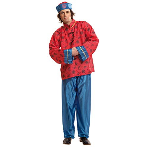 My Other Me Me-201091 China Abrigo de disfraz, ajedrez, multicolor, M-L (Viving Costumes MOM01091)