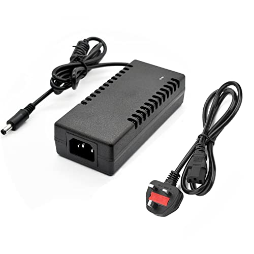 24V 6A DC Power Supply Adapter AC 100V~240V to DC 24 Volt 6 Amp 144W Converter Transformer 5.5x2.1mm Plug for LED Strip Light 3D Printer LED Driver LCD Monitor Wireless Router Security Cameras