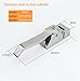 Freezer Lock DK615 Handle Lock Zinc Alloy Industrial Equipment Tower Buckle Lock Handle Heavy-Duty Buckle Fixing Buckle 1Pcs(304 Stainless Steel)