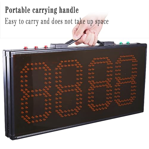 Placa LED para sustituciones de fútbol, un lado, rojo/verde miniatura 6