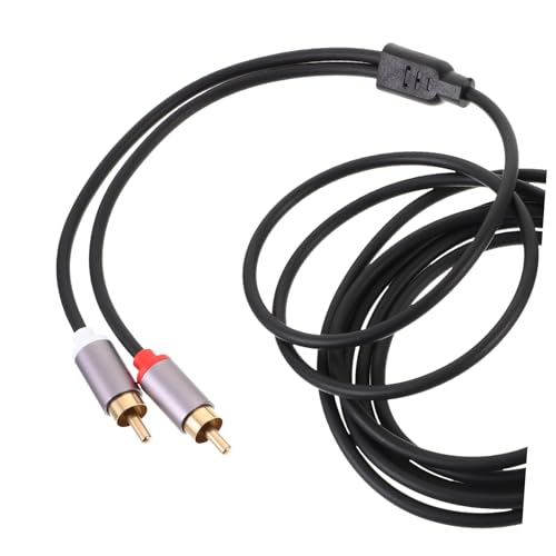 Cable de audio Jack 3.5mm de 2 m para auriculares y altavoces miniatura 4