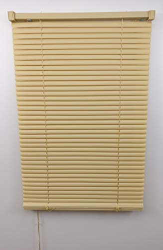 thesecrethome.es Persiana Veneciana PVC - 80 X 175 cm - Decoracion Salon Dormitorio Cocina (Natural)