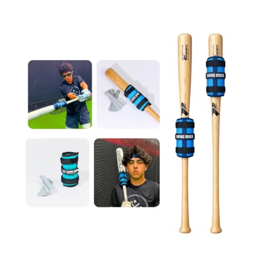 Swing Brick Bat Weight - Baseball & Softball Batting Training Aid, Adjustable Bat Weight for Baseball Youth Overload Swing Training. from 5-30 oz. Bat Weights for Use While Hitting.