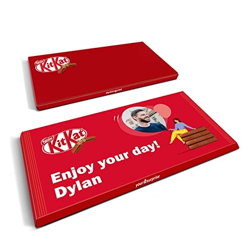 Personalised XXL KitKat bar Personalised XXL KitKit Chocolate bar Featuring The Name and