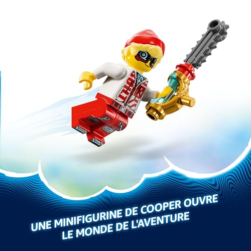 LEGO DREAMZzz L’Avion-Manette de Jeu de Cooper - Jouet de Construction 3-en-1 pour garçons dès 7 Ans - Inclut Une minifigurine et Une araignée - Favorise Le Jeu créatif 71489