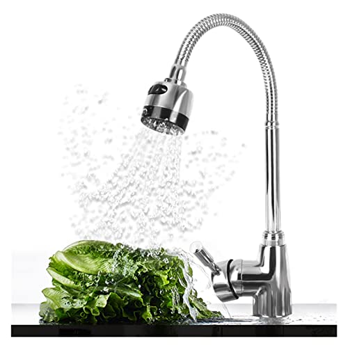 Robinet de cuisine pour grand évier éliminant les éclaboussures avec douchette flexible - 5