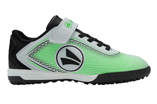 JAKO J-st Course Ev, Zapatillas de fútbol, White Neon Green, 32 EU