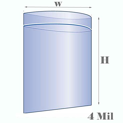 Amazon.com - 4 Mil Clear Zip Lock Reclosable Bag ZipLock Zipper