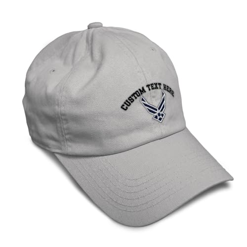 Image of Speedy Pros Soft Baseball Hat Embroidered Dad Hat Air Force Emblem Embroidery Men & Ladies Baseball Cap Cotton