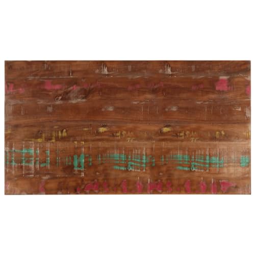 vidaXL Tablero Mesa Rectangular Madera Maciza reciclada 120x50x2,...