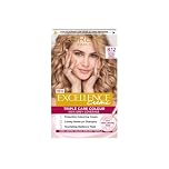 L'Oréal Excellence Créme 8.12 Natural Frosted Beige Blonde: 100% Grey Coverage, Hyaluronic Acid for 10x Nourished, 2x Shinier Hair. Achieve a cool, luminous frosted beige blonde.