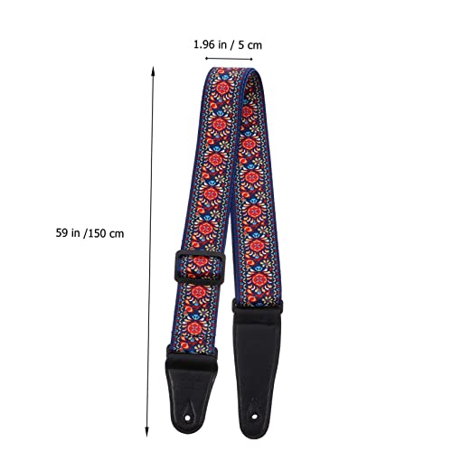 NUSITOU Sangle De Guitare Saxophone Accessoires Sangles Réglables Accessoires De Guitare Électrique Basse Sangle De Guitare Ukulélé Sangle Sangles De Guitare En Cuir Polyester Coloré - Les Beatles, Paul McCartney, John Lennon, RIngo Starr, George Harrison NUSITOU Sangle De Guitare Saxophone Accessoires Sangles Réglables Accessoires De Guitare Électrique Basse Sangle De Guitare Ukulélé Sangle Sangles De Guitare En Cuir Polyester Coloré – Image 6
