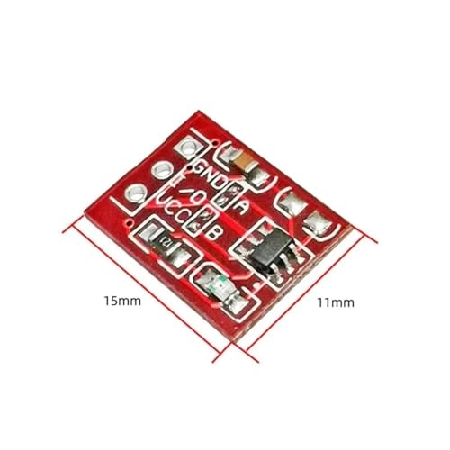 Module de bouton tactile TTP223 capteur capacitif type condensateur 5 pièces - 4