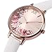 KIMOMT Women's Watches Leather Band Luxury Quartz Watches Waterproof Fashion Creative Wristwatch for Women Ladies