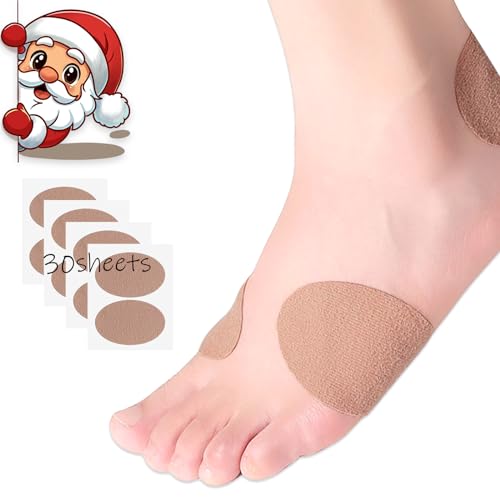 Moleskin for Blisters Feet, Adhesive Moleskin Pads, Moleskin Padding for Shoes, Toes, Heel | Blister Prevention and Reduce Friction - 30 Sheets (60 Pieces Total)