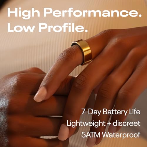 Reebok Smart Ring for Women or Men - Shiny Gold, Size 8 Fitness Ring - The Next Generation of Wearable Technology - Fitness and Sleep Tracker - Monitors Wellbeing and Recovery - Image 5