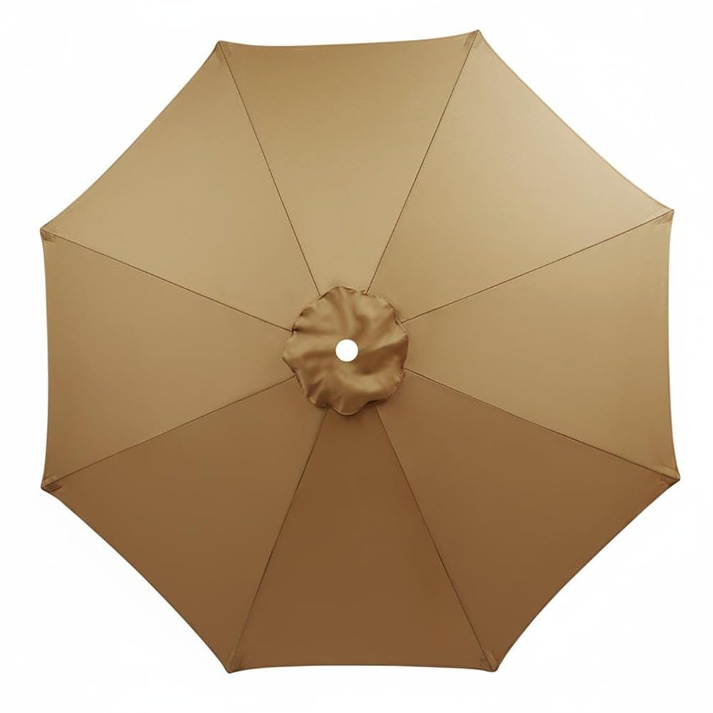 Toile de rechange parasol 8 baleines réparer bâche usée ombrage extérieur
