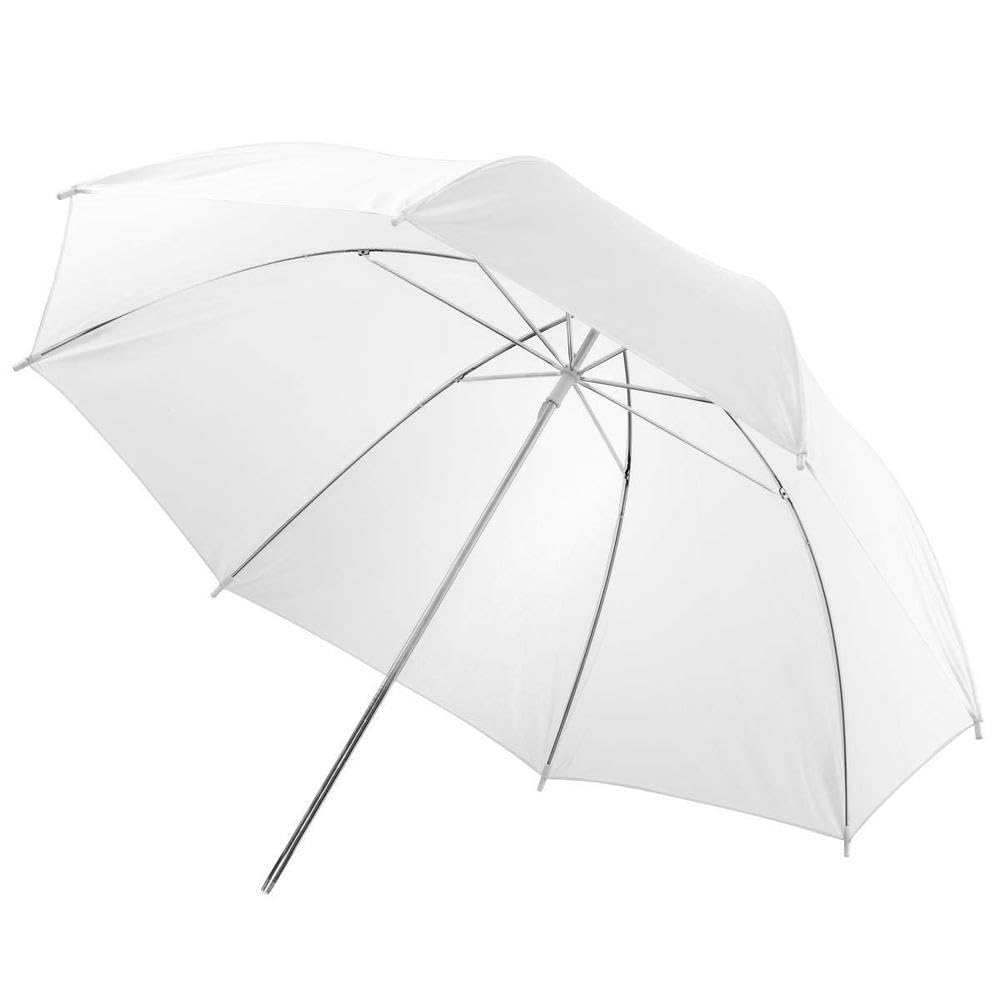 Walimex Parapluie translucide blanc, 84 cm (pour lumière blanche)