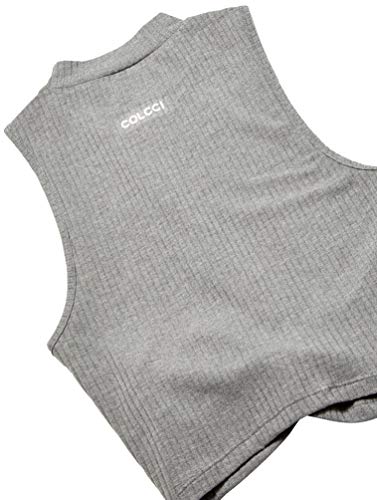 Blusa Canelada, Colcci Fitness, Feminino, Mescla, G