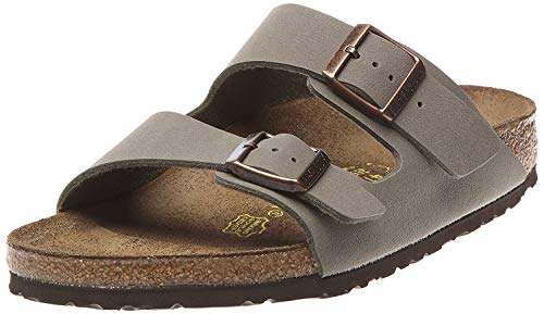 Birkenstock Arizona, Zuecos Unisex, Stone, 43 EU
