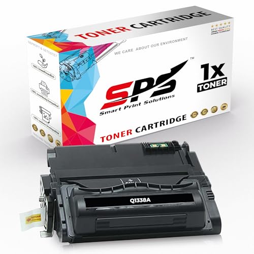 Smart Print Solutions SPS Compatible Toner Cartridges for HP - Q1338A 38A | Laserjet 4200 | 4200DTN | 4200DTNS | 4200DTNSL | 4200L | 4200LN | 4200N | 4200TN | 1x Black | 10,000 Pages