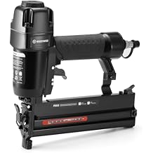 Pneumatic Brad Nailer, 18 Gauge 2 in 1 Air Brad Nail Gun and Staple Gun, compatible with 2-Inch Brad Nails and Crown 1-1/2 inch Staples, for Upholstery, DIY Project, Woodworking