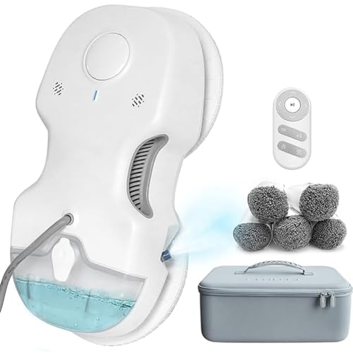 Yhuegh Robot De Limpieza De Ventanas, Robot Limpiador Automático De Vidrios De Ventanas Con Rociador De Agua, Tanque De Agua De 80 Ml, Succión Fuerte De 3800 Pa, Planificación Automática De Ruta Yhuegh Robot De Limpieza De Ventanas, Robot Limpiador Automático De Vidrios De Ventanas Con Rociador De Agua, Tanque De Agua De 80 Ml, Succión Fuerte De 3800 Pa, Planificación Automática De Ruta