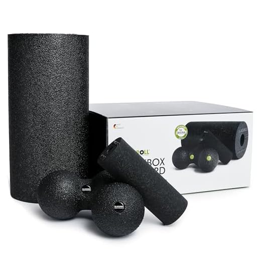 Braunglas Deostick 10ml, Kosmetex leere Roll-on-Flasche mit Deo-Roller zum Selbst befüllen, 5 Stück 6 BLACKROLL® BLACKBOX, Faszienrollen-Set für die Selbstmassage, BLACKROLL® Set: BLACKROLL® STANDARD, MINI, BALL 08 und DUOBALL 08, Fitness-Massagegeräte für effektives Training, Made in Germany, Schwarz