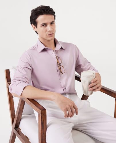 Image of Rare Rabbit Regular fit Plain Shirt