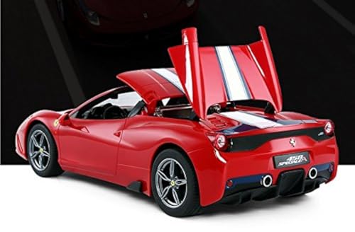 1/14 Scale Ferrari 458 Speciale A Radio Remote Control Model Car R/C RTR Auto Open & Close Roof Convertible Push Button for unisex-children