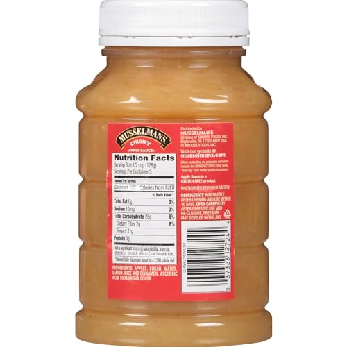 Musselman's CHUNKY Apple Sauce (Pack of 2) 24 oz Jars - image 3