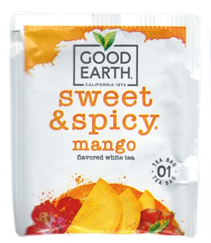 Good Earth Tea Bags 6 Flavor, 36 Count Variety Pack With By The Cup Honey Sticks #TOP1