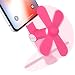 iUKUS Mini Phone Fan Compatible with iPad, iPod, iPhone XS/XR/X/8/8+/7/7+/6, Portable 180 Rotating Cool iPh0ne Fan (Rose Red)